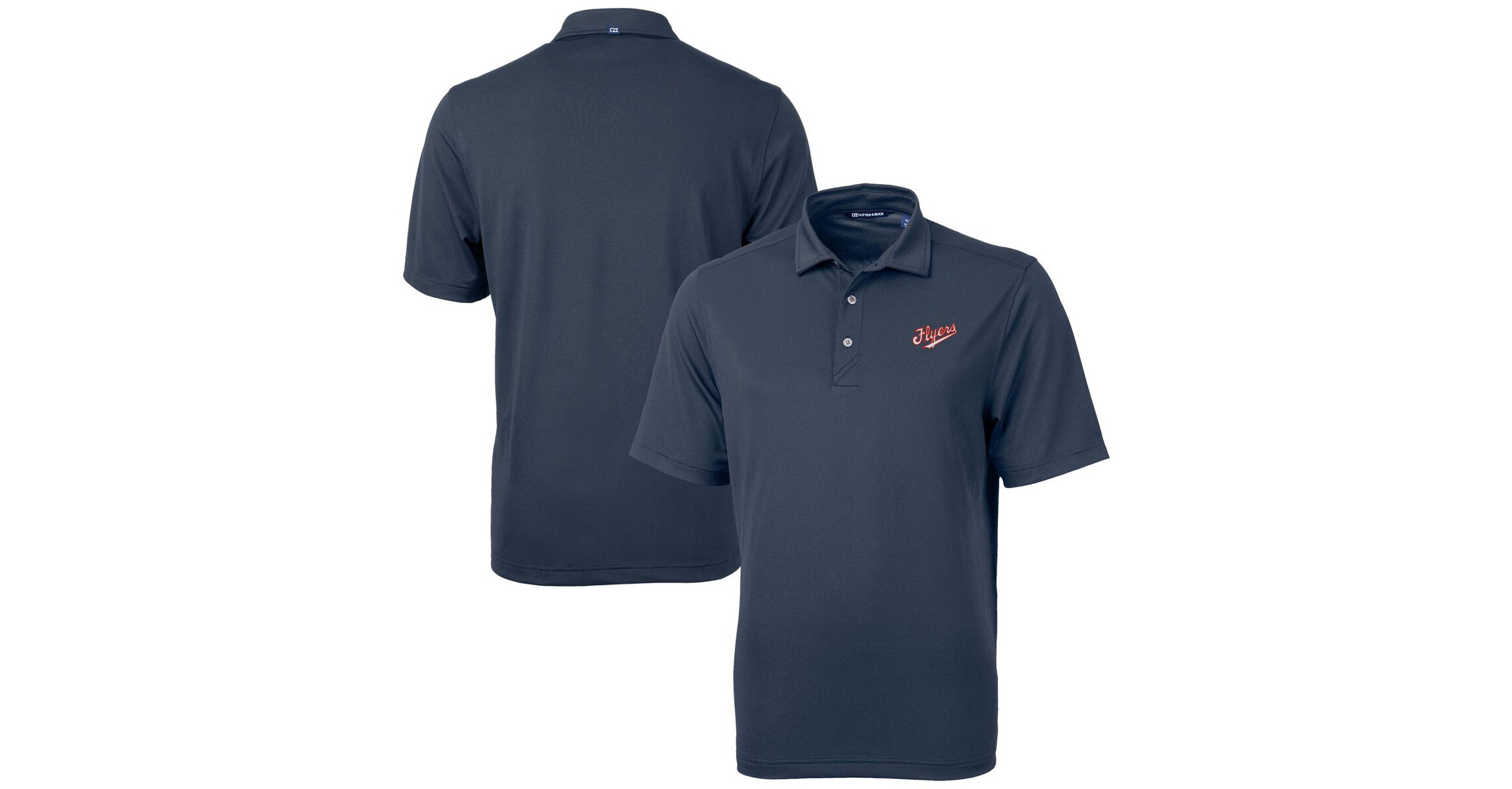NCAA Dayton Flyers Vault DryTec Virtue Eco Pique Recycled Polo