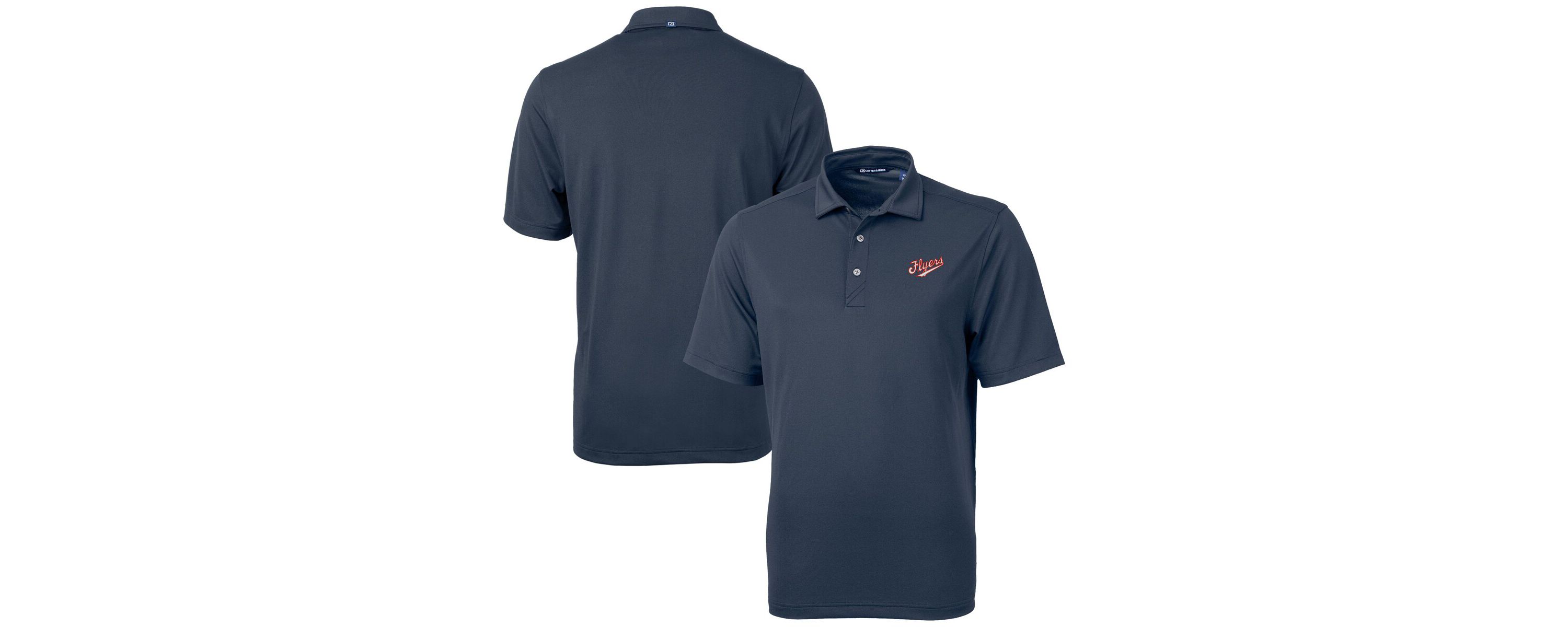 NCAA Dayton Flyers Vault DryTec Virtue Eco Pique Recycled Polo