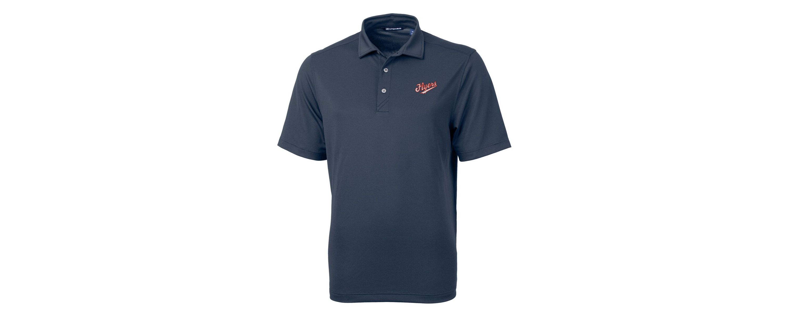 NCAA Dayton Flyers Vault DryTec Virtue Eco Pique Recycled Polo