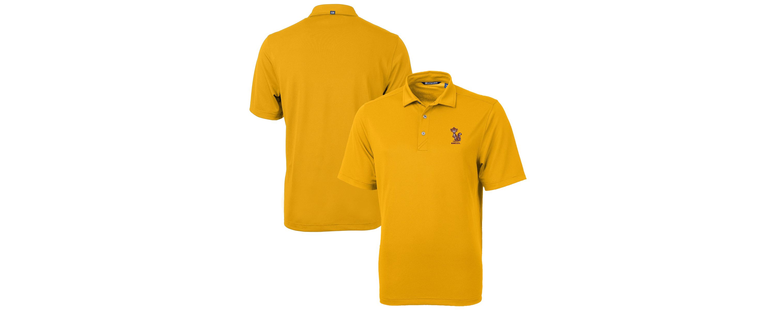 NCAA Minnesota Golden Gophers Vault DryTec Virtue Eco Pique Recycled Polo