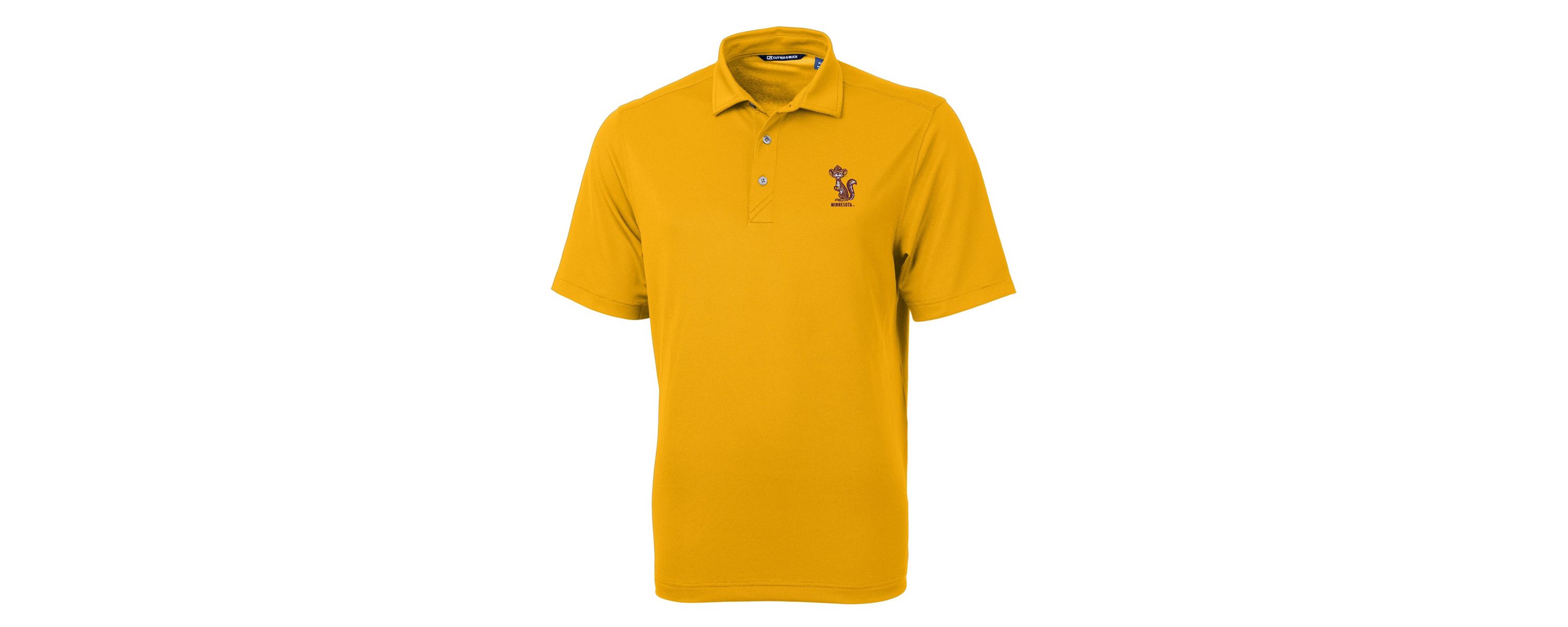 NCAA Minnesota Golden Gophers Vault DryTec Virtue Eco Pique Recycled Polo