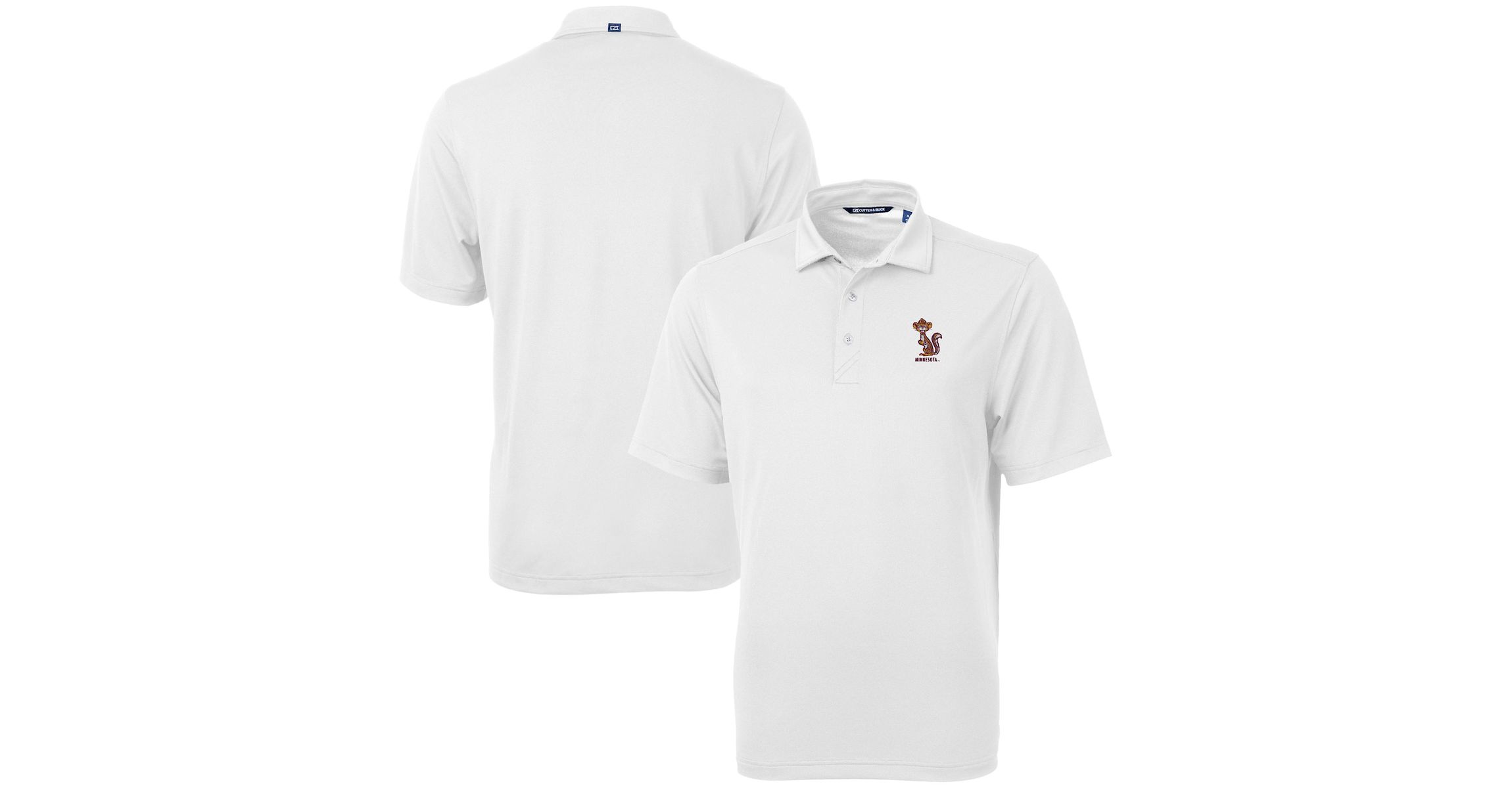 NCAA Minnesota Golden Gophers Vault DryTec Virtue Eco Pique Recycled Polo