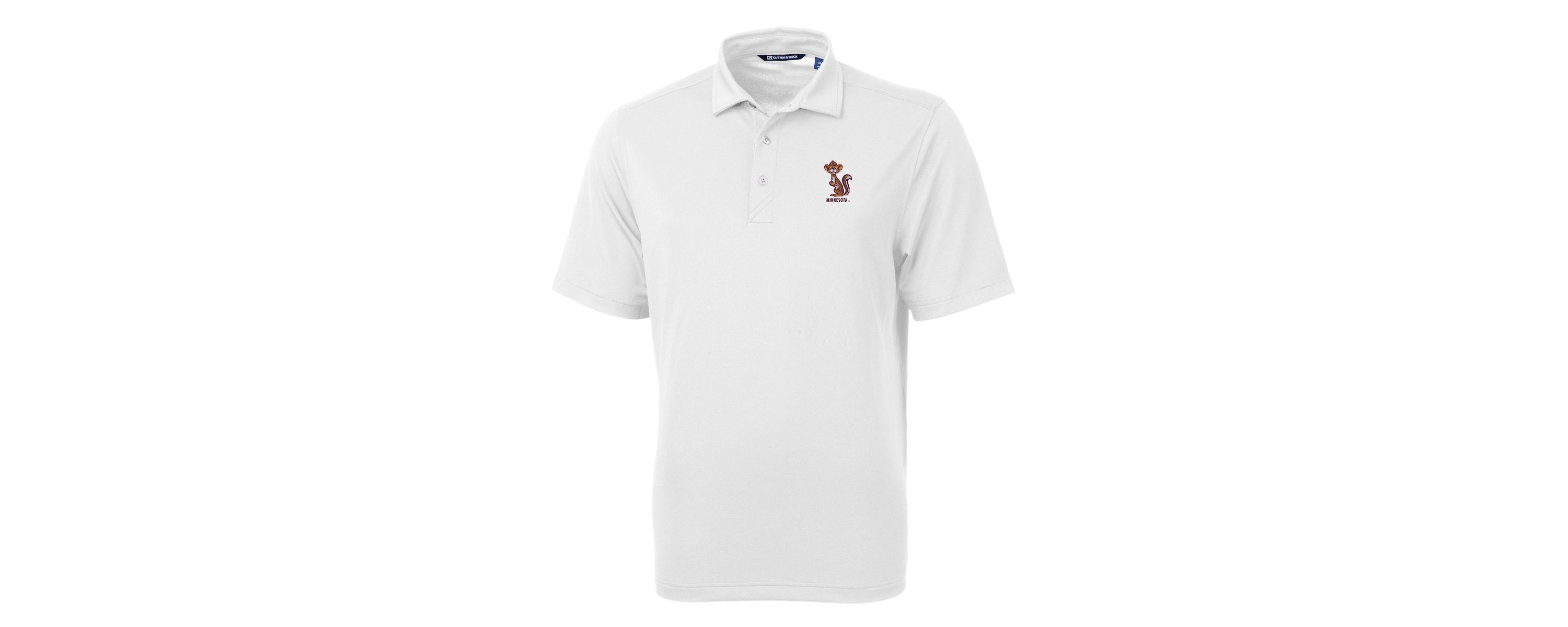 NCAA Minnesota Golden Gophers Vault DryTec Virtue Eco Pique Recycled Polo