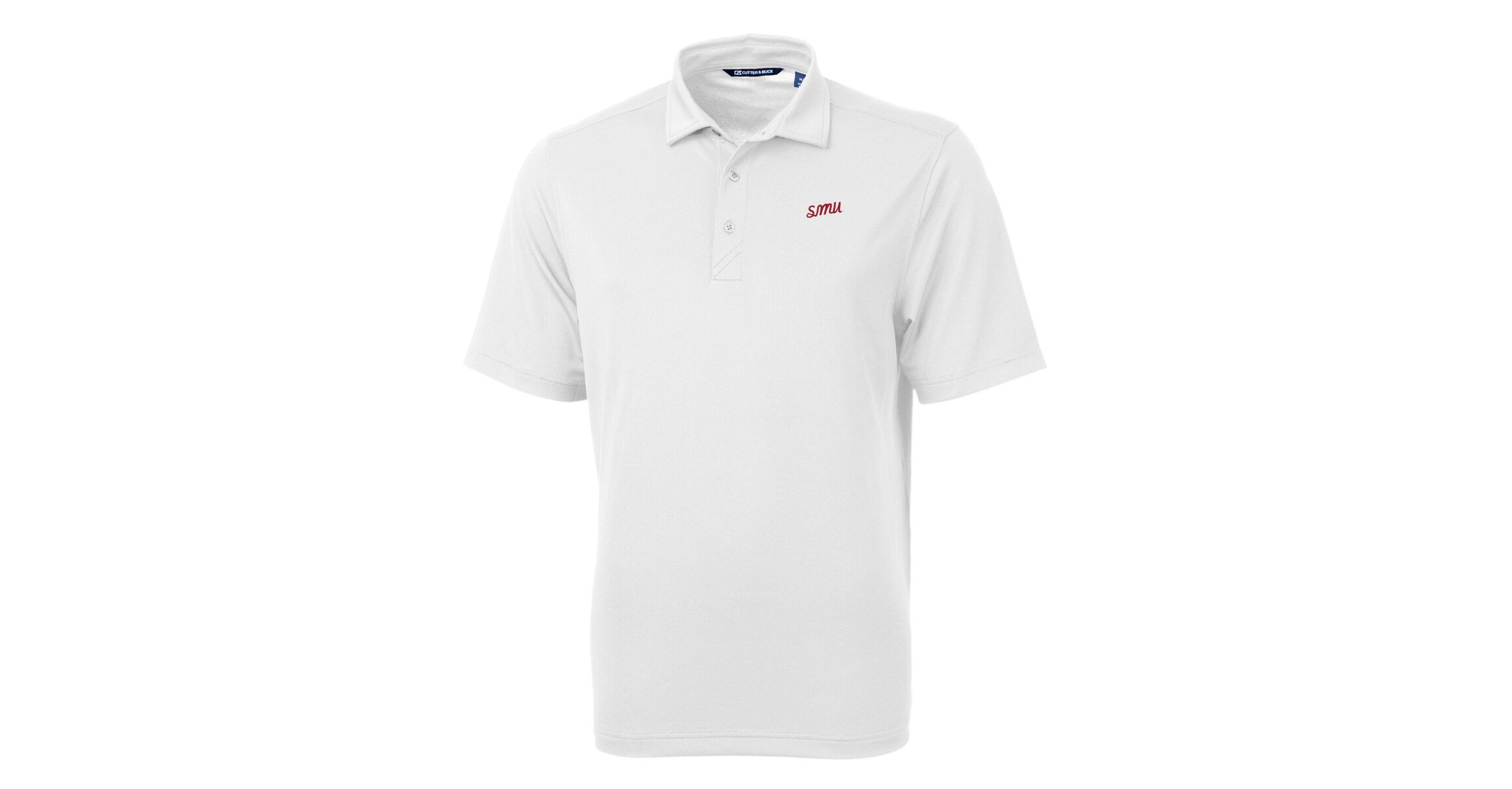 NCAA SMU Mustangs Vault DryTec Virtue Eco Pique Recycled Polo