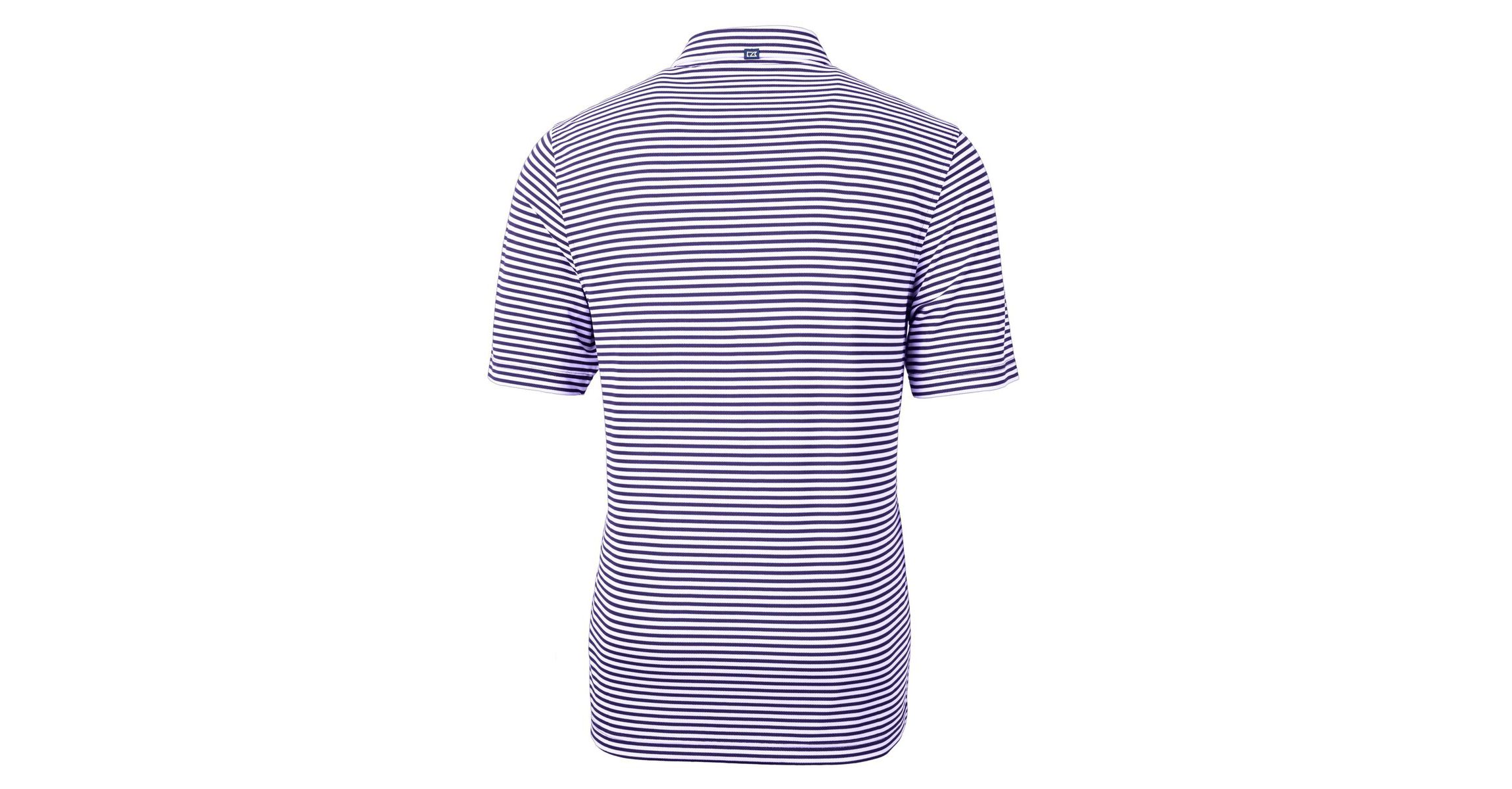 NCAA Kansas State Wildcats Vault DryTec Virtue Eco Pique Stripe Recycled Polo