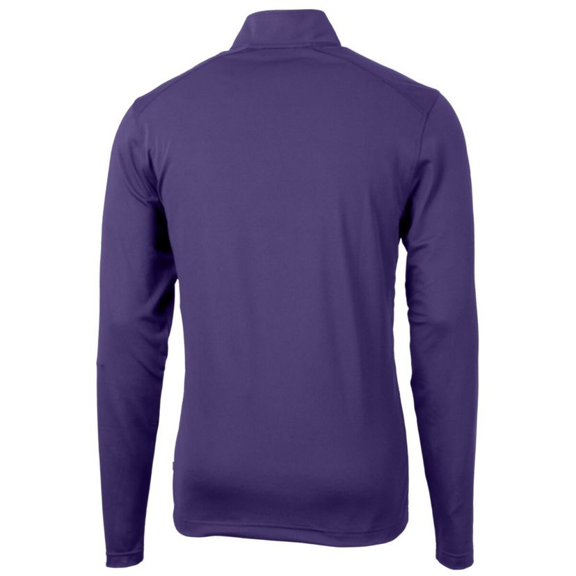 NCAA Kansas State Wildcats Vault DryTec Virtue Eco Pique Recycled Quarter-Zip Top