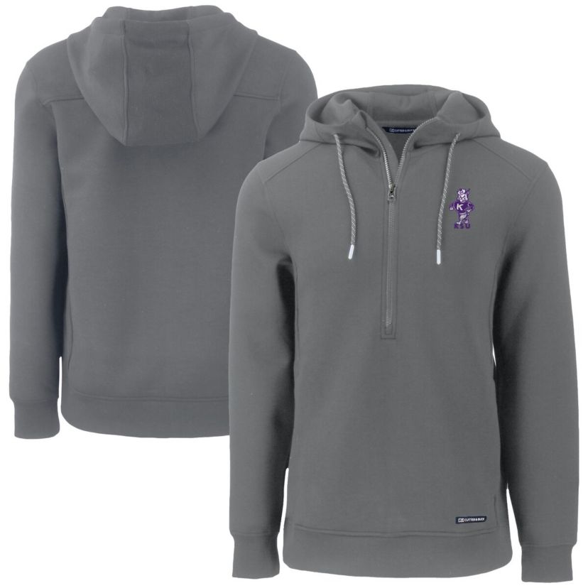 NCAA Kansas State Wildcats Roam Eco Recycled Half-Zip Hoodie