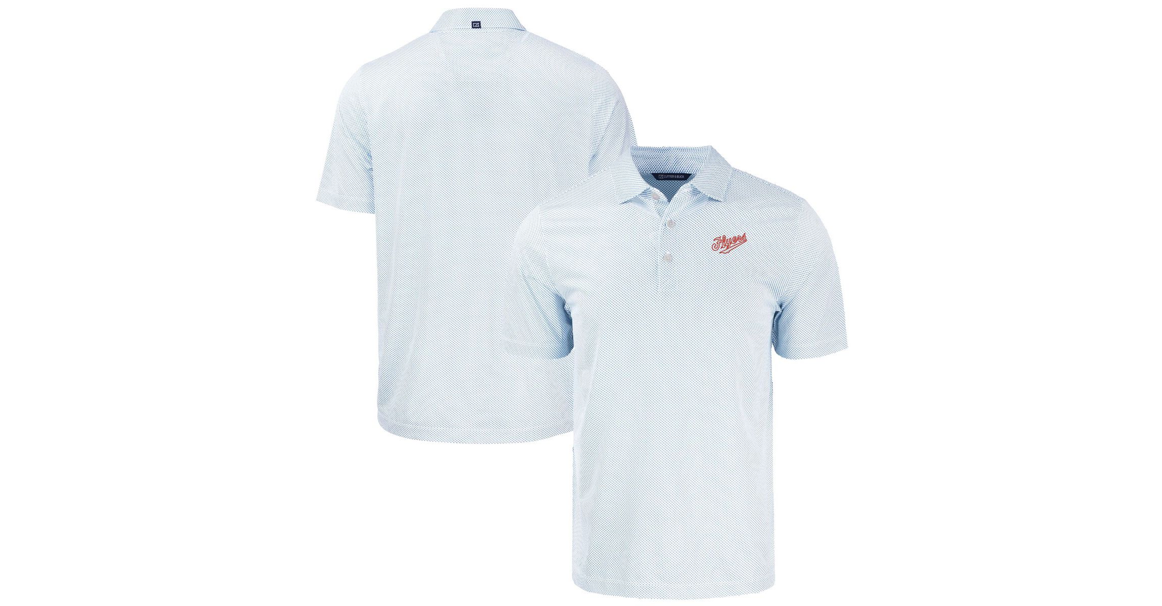 NCAA Dayton Flyers Vault Pike Eco Symmetry Print Stretch Recycled Polo