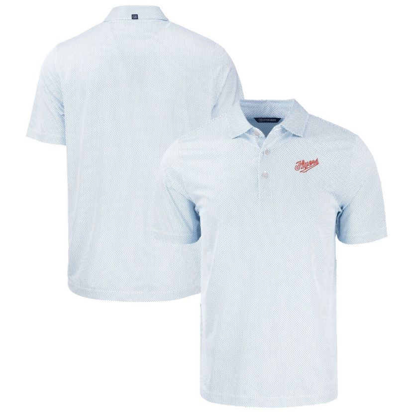 NCAA Dayton Flyers Vault Pike Eco Symmetry Print Stretch Recycled Polo