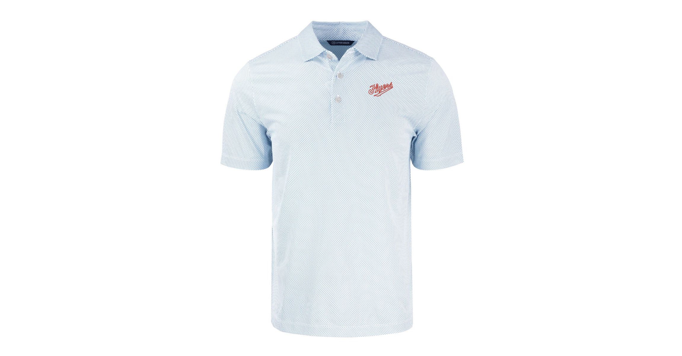 NCAA Dayton Flyers Vault Pike Eco Symmetry Print Stretch Recycled Polo
