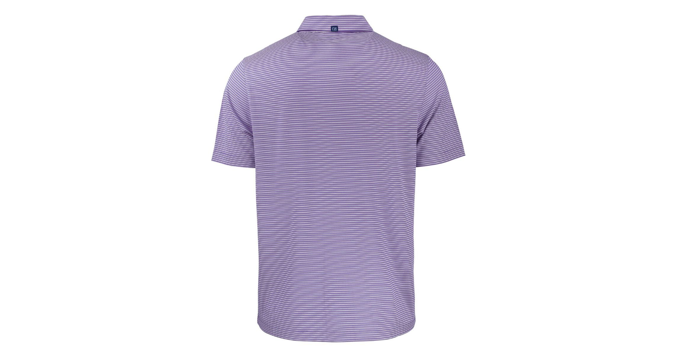 NCAA Kansas State Wildcats Forge Eco Double Stripe Stretch Recycled Tri-Blend Polo