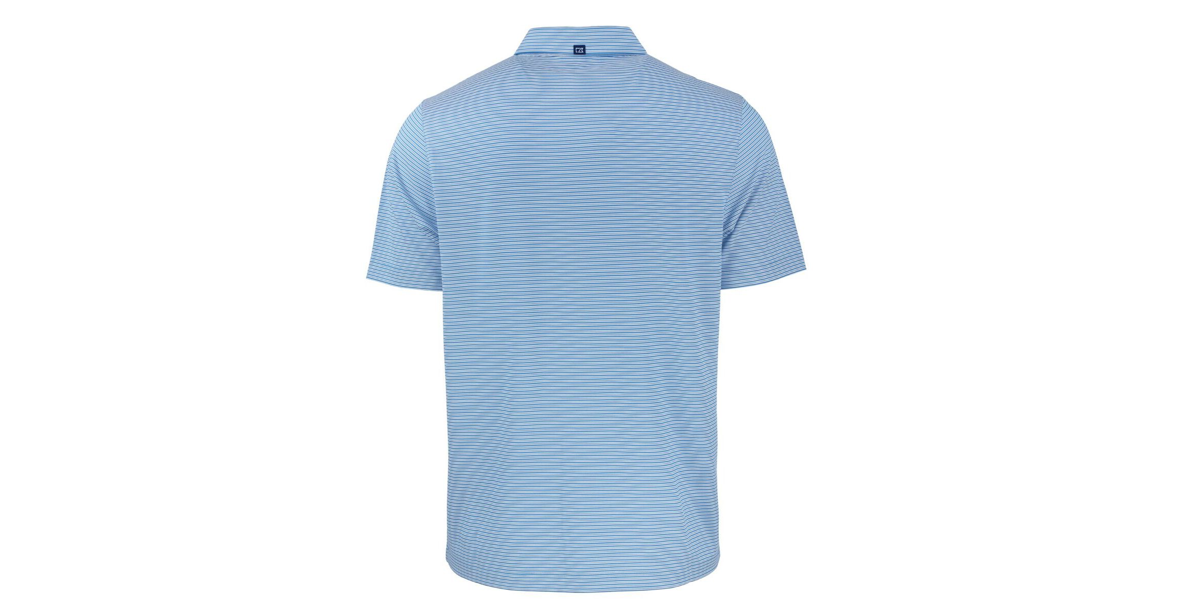NCAA Dayton Flyers Forge Eco Double Stripe Stretch Recycled Tri-Blend Polo