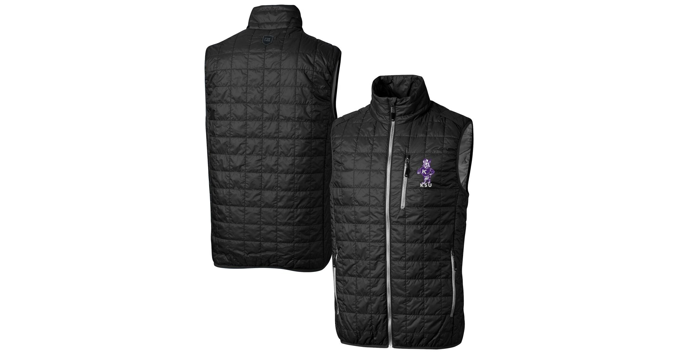 NCAA Kansas State Wildcats Vault Rainier PrimaLoft Eco Insulated Full-Zip Puffer Vest