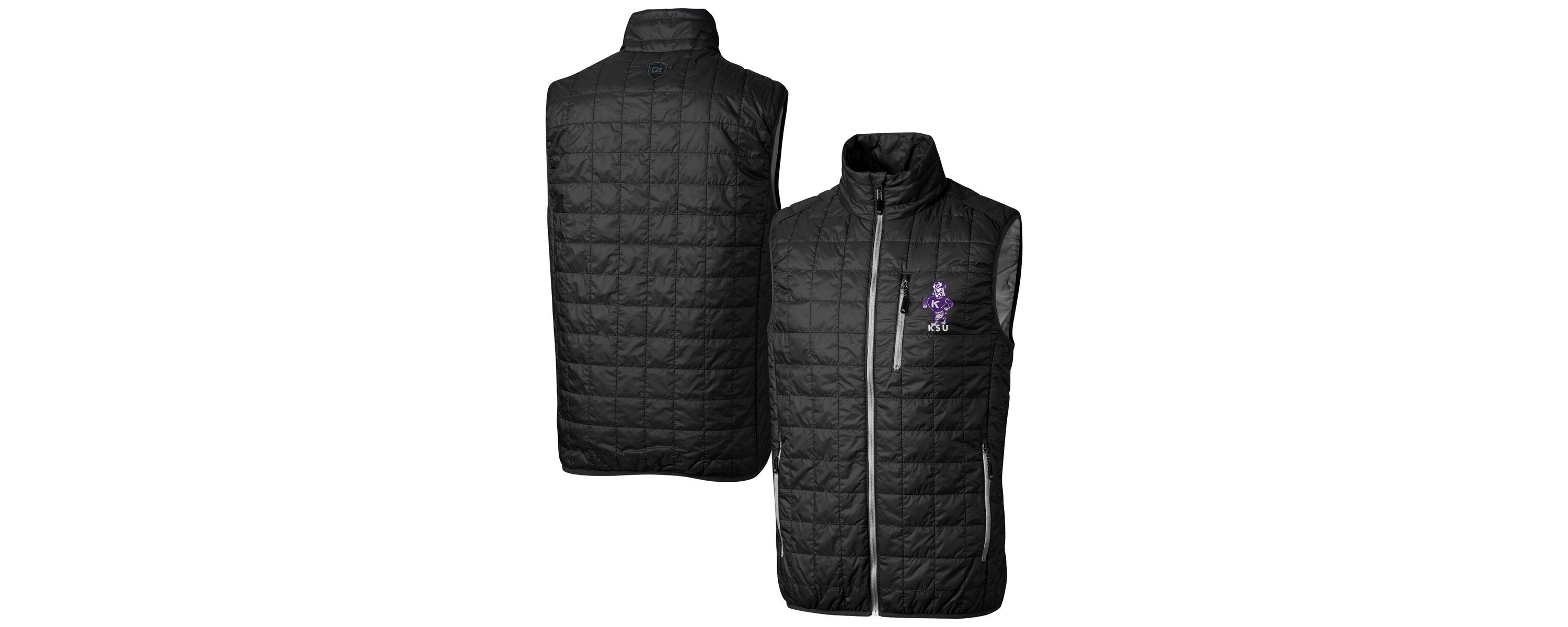 NCAA Kansas State Wildcats Vault Rainier PrimaLoft Eco Insulated Full-Zip Puffer Vest
