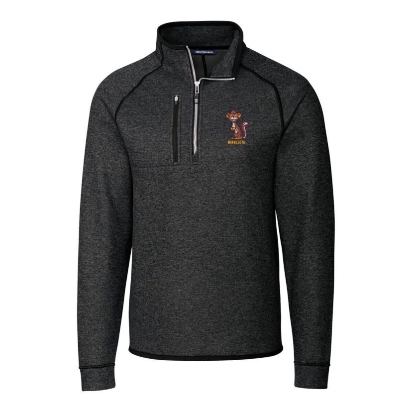 NCAA Minnesota Golden Gophers Vault Mainsail Sweater-Knit Raglan Half-Zip Jacket