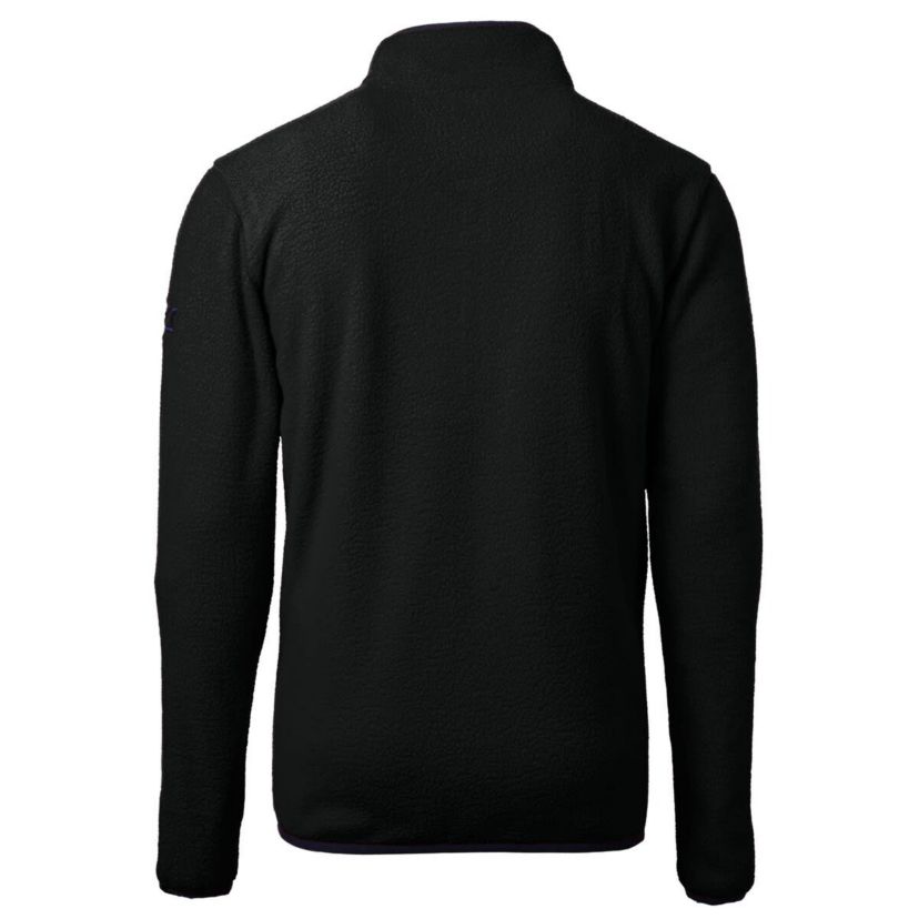 NCAA Kansas State Wildcats Vault Cascade Eco Sherpa Fleece Quarter-Zip Pullover Jacket