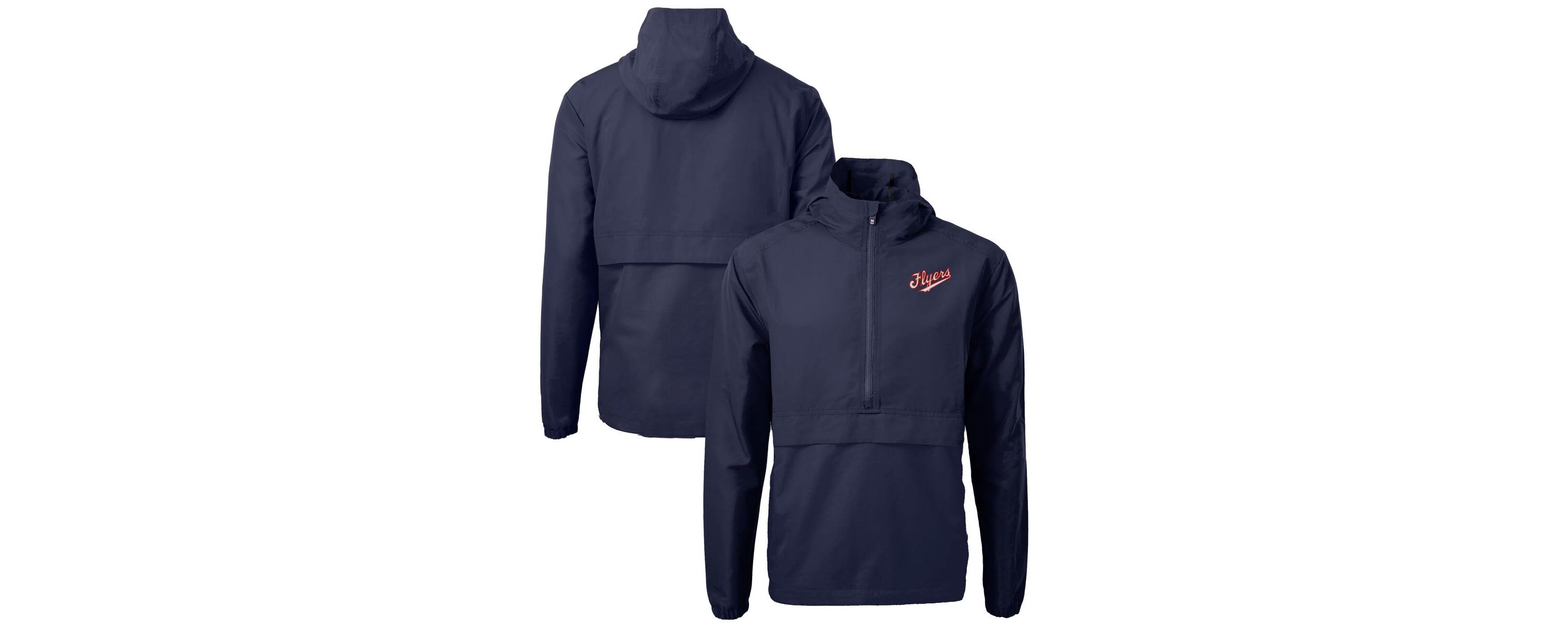 NCAA Dayton Flyers Vault Charter Eco Recycled Half-Zip Anorak Jacket