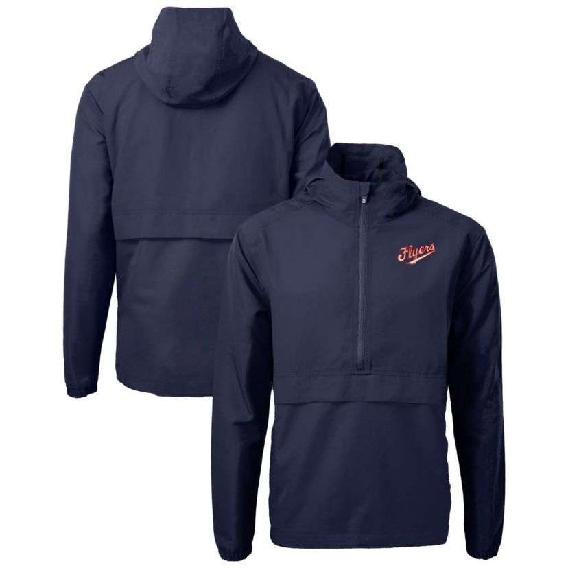 NCAA Dayton Flyers Vault Charter Eco Recycled Half-Zip Anorak Jacket