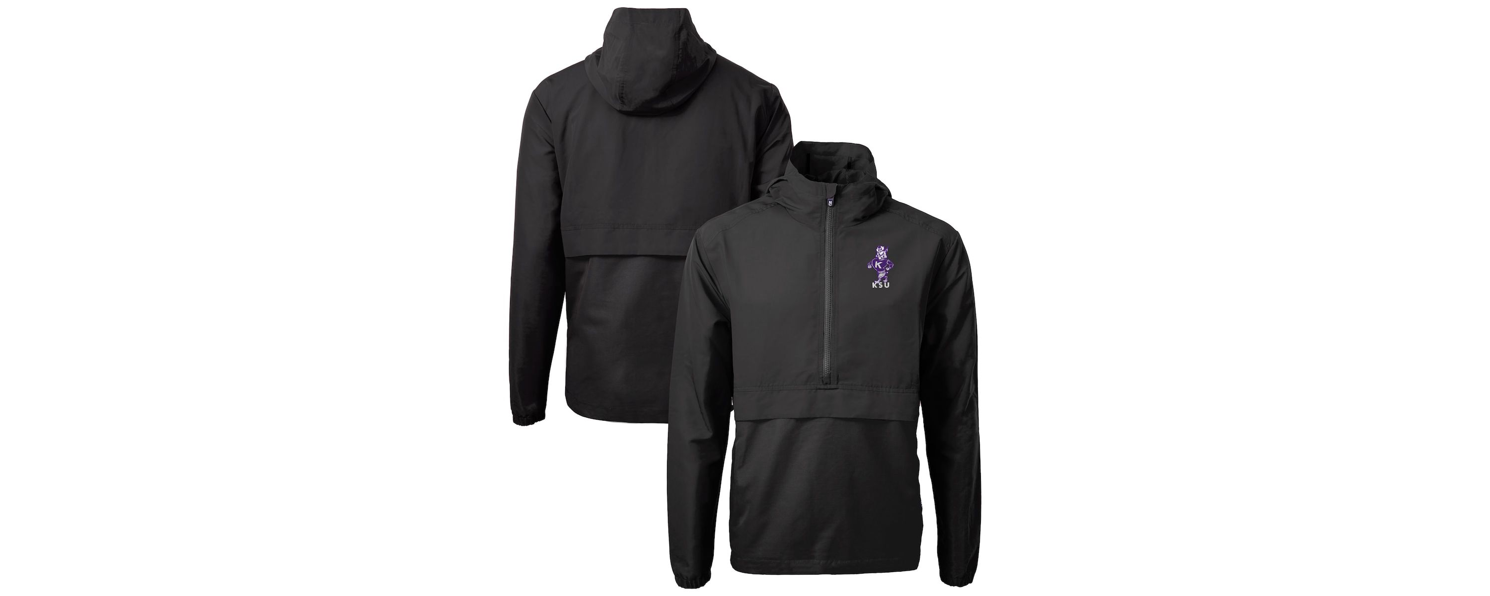 NCAA Kansas State Wildcats Vault Charter Eco Recycled Half-Zip Anorak Jacket