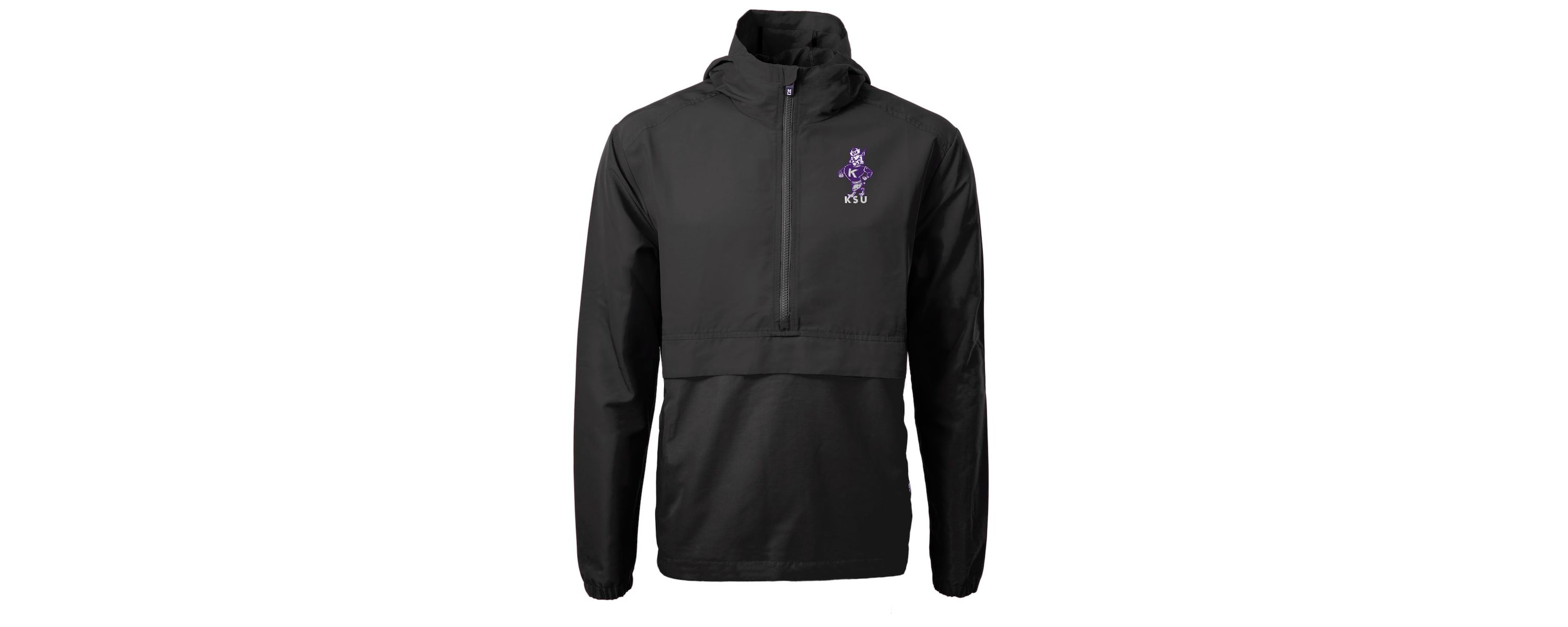 NCAA Kansas State Wildcats Vault Charter Eco Recycled Half-Zip Anorak Jacket