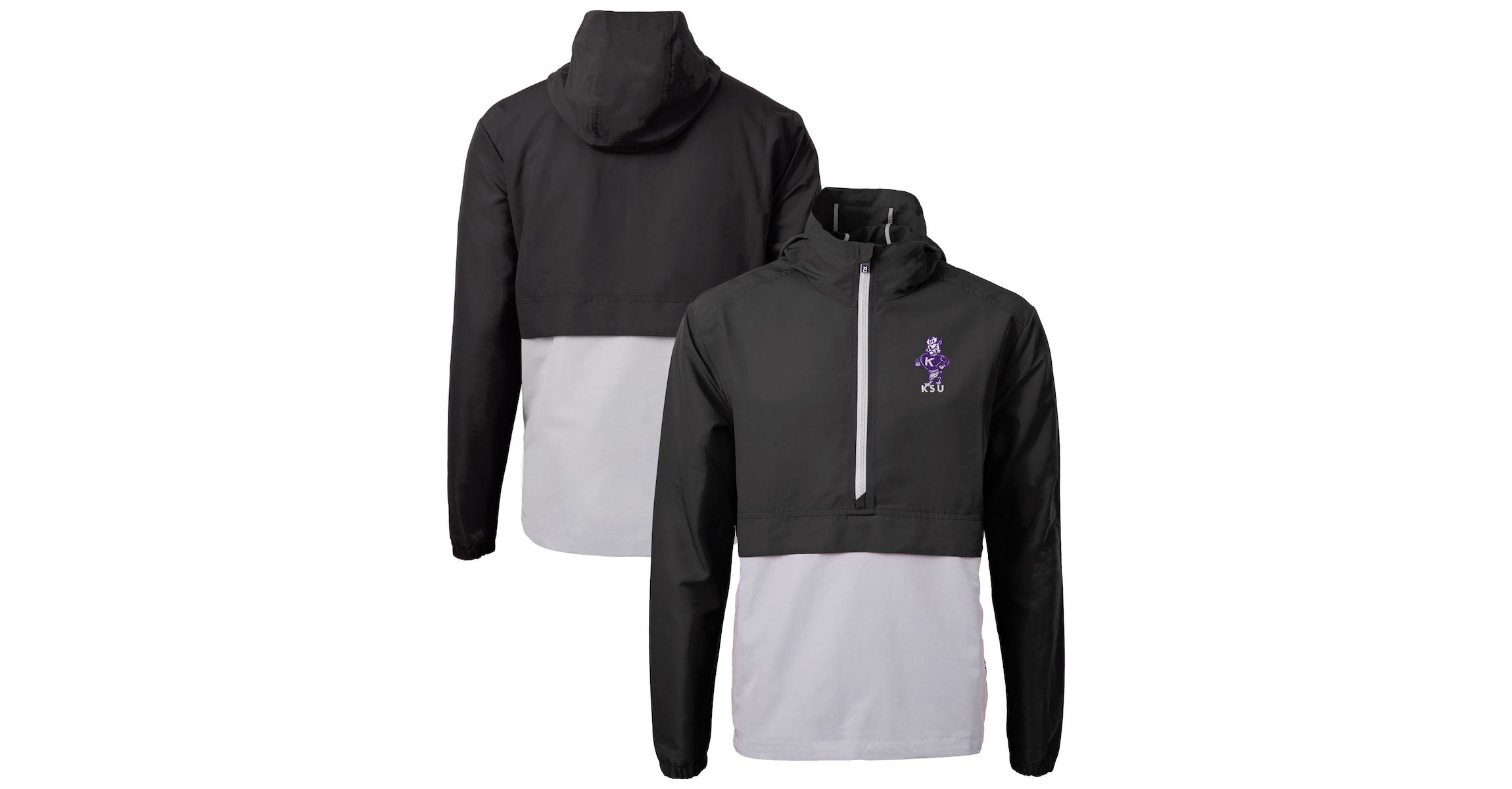 NCAA Kansas State Wildcats Vault Charter Eco Recycled Half-Zip Anorak Jacket