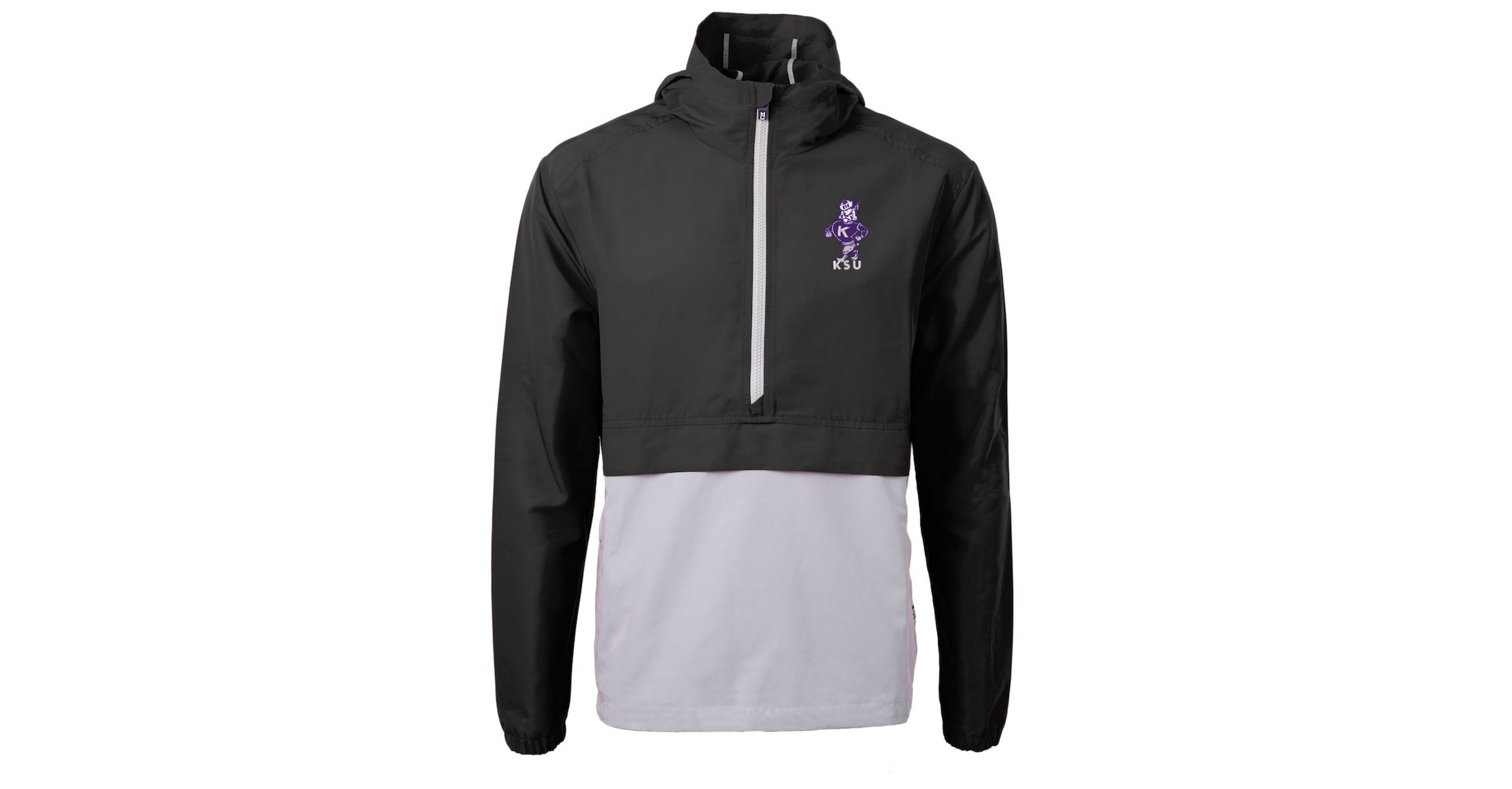 NCAA Kansas State Wildcats Vault Charter Eco Recycled Half-Zip Anorak Jacket
