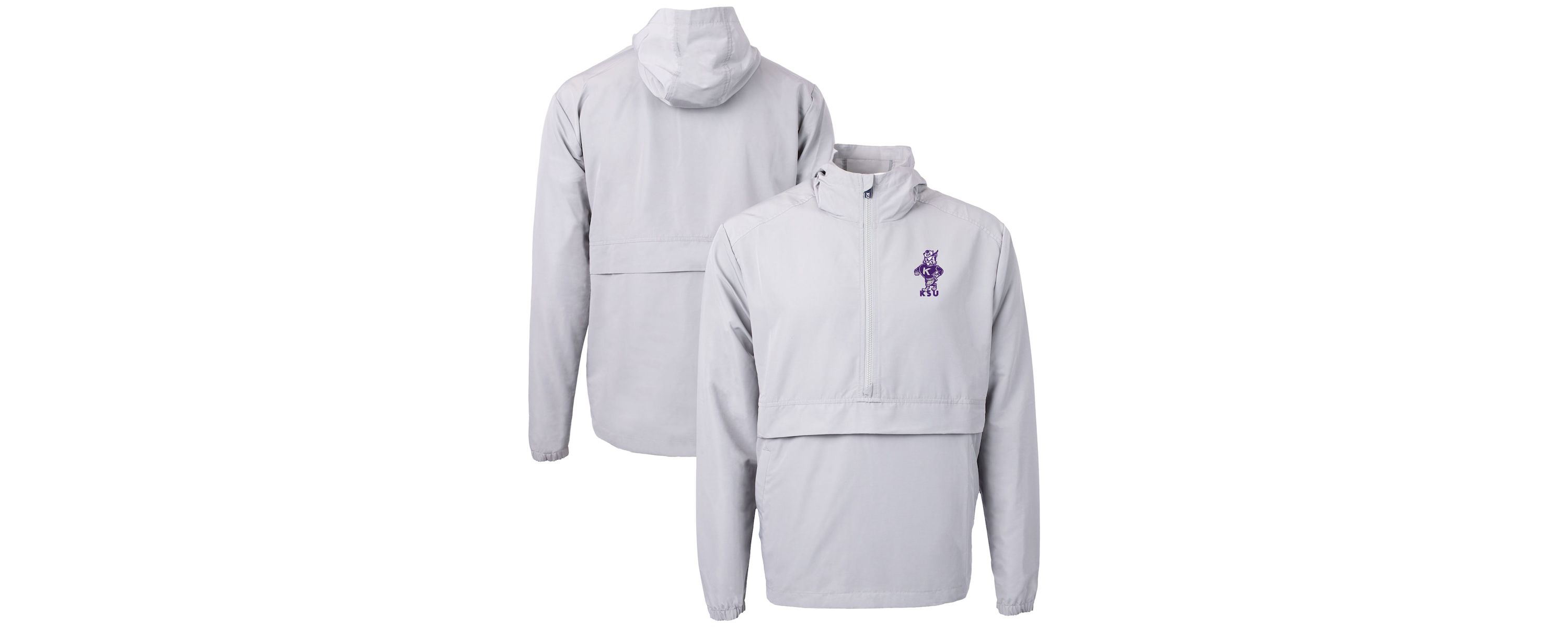 NCAA Kansas State Wildcats Vault Charter Eco Recycled Half-Zip Anorak Jacket