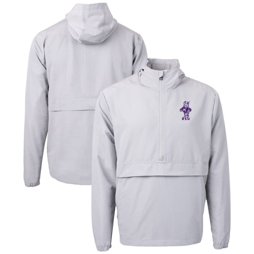 NCAA Kansas State Wildcats Vault Charter Eco Recycled Half-Zip Anorak Jacket