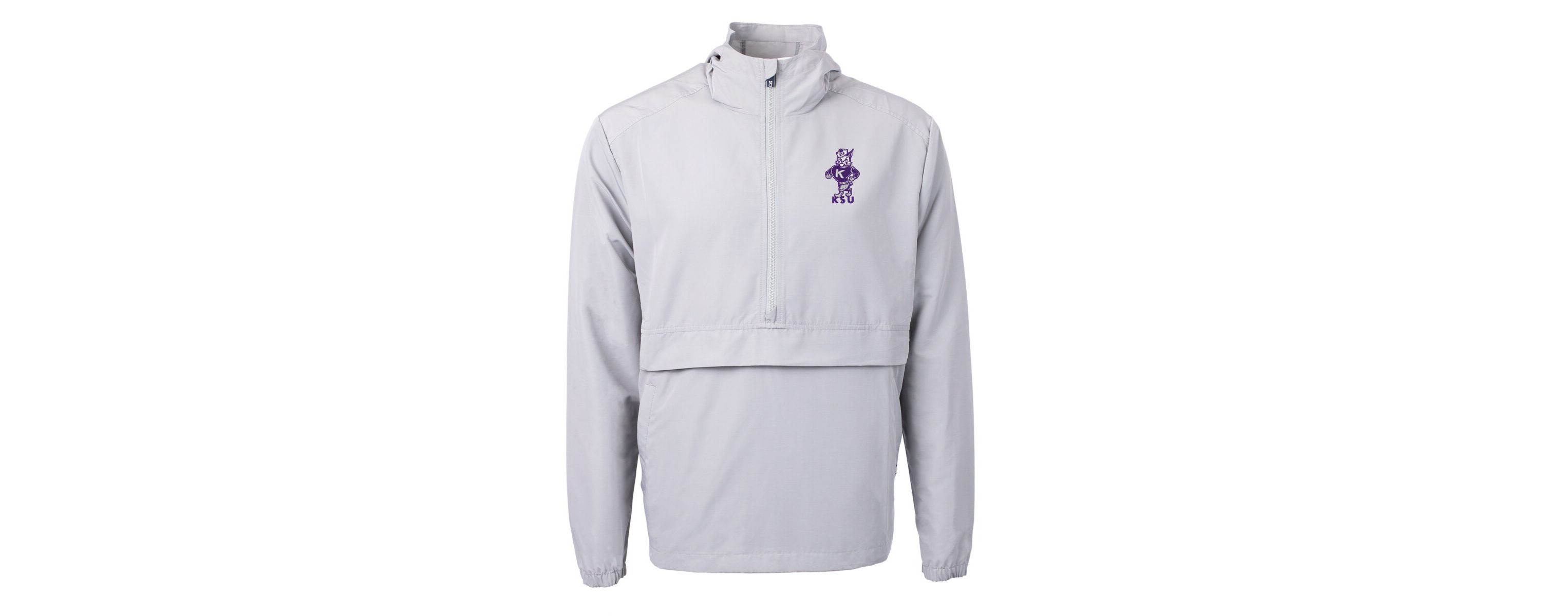 NCAA Kansas State Wildcats Vault Charter Eco Recycled Half-Zip Anorak Jacket