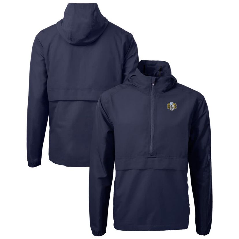 NCAA North Carolina Tar Heels Vault Charter Eco Recycled Half-Zip Anorak Jacket