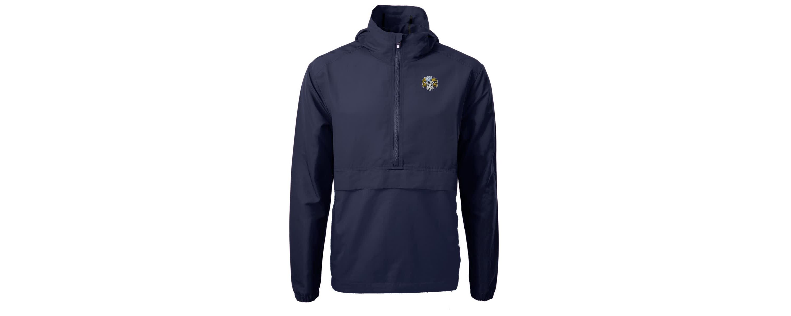 NCAA North Carolina Tar Heels Vault Charter Eco Recycled Half-Zip Anorak Jacket