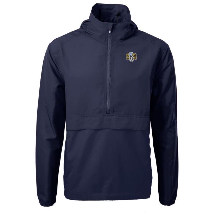 NCAA North Carolina Tar Heels Vault Charter Eco Recycled Half-Zip Anorak Jacket