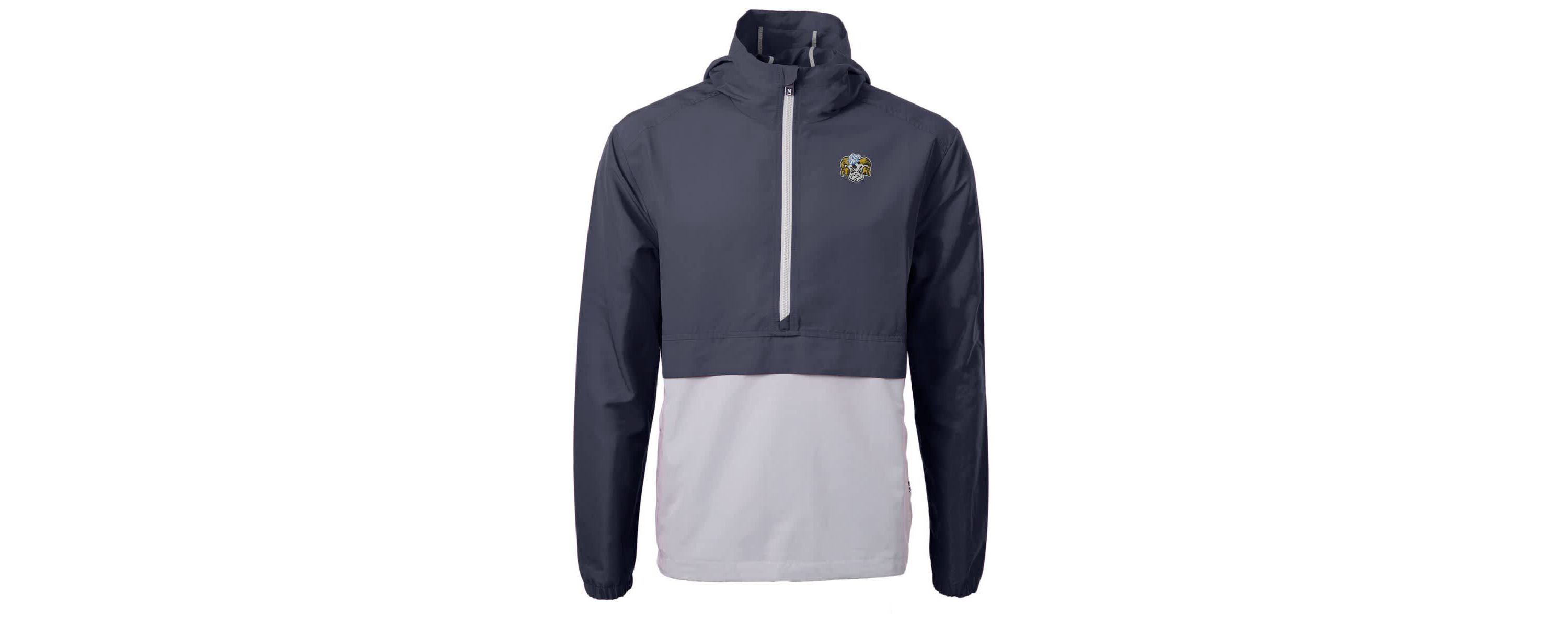 NCAA North Carolina Tar Heels Vault Charter Eco Recycled Half-Zip Anorak Jacket