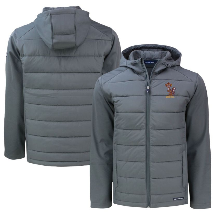 NCAA Minnesota Golden Gophers Vault Evoke Hybrid Eco Softshell Recycled Full-Zip Hooded Jacket