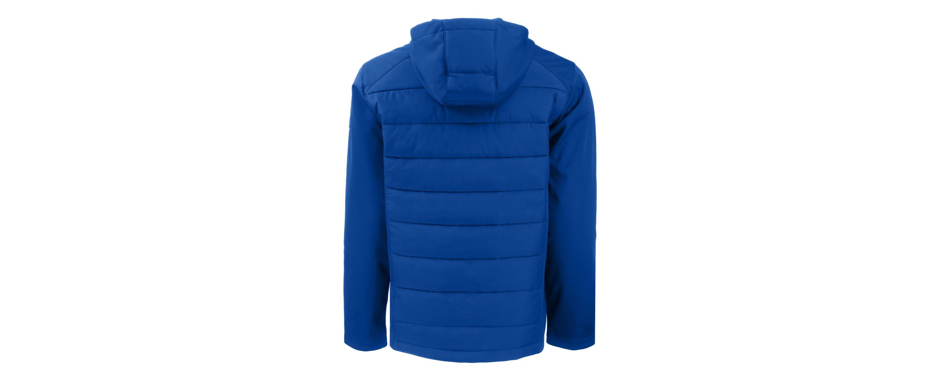 NCAA Montana State Bobcats Vault Evoke Hybrid Eco Softshell Recycled Full-Zip Hooded Jacket