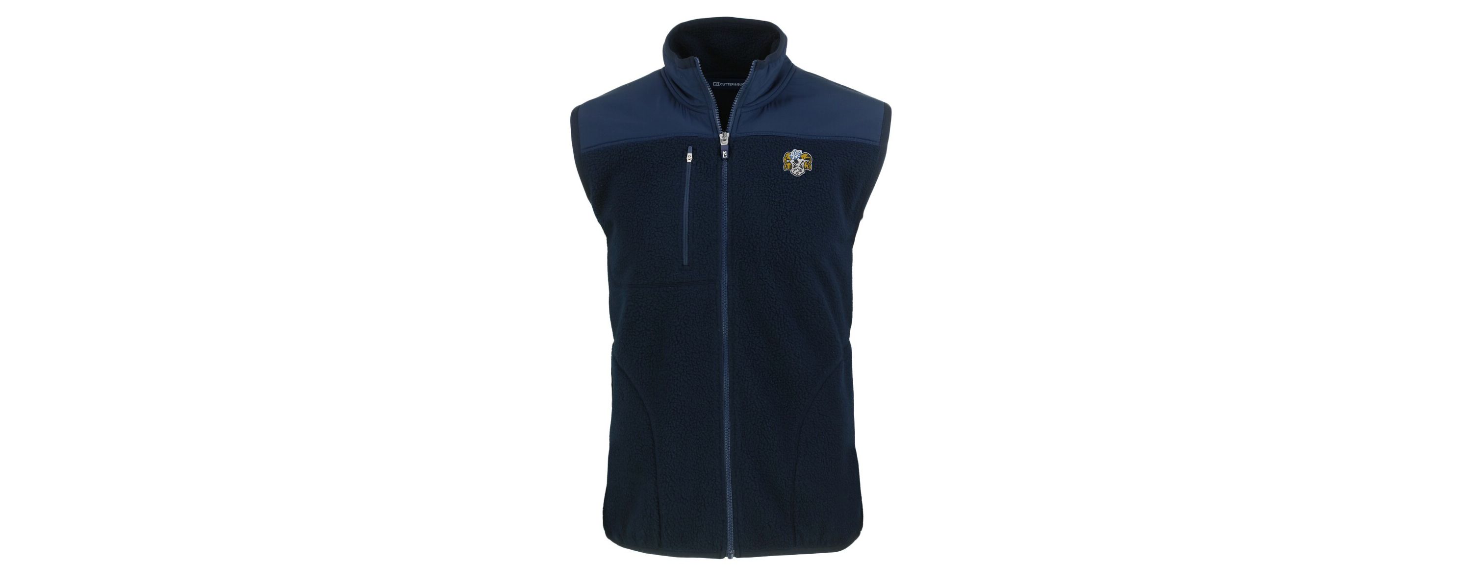 NCAA North Carolina Tar Heels Vault Cascade Eco Sherpa Fleece Full-Zip Vest