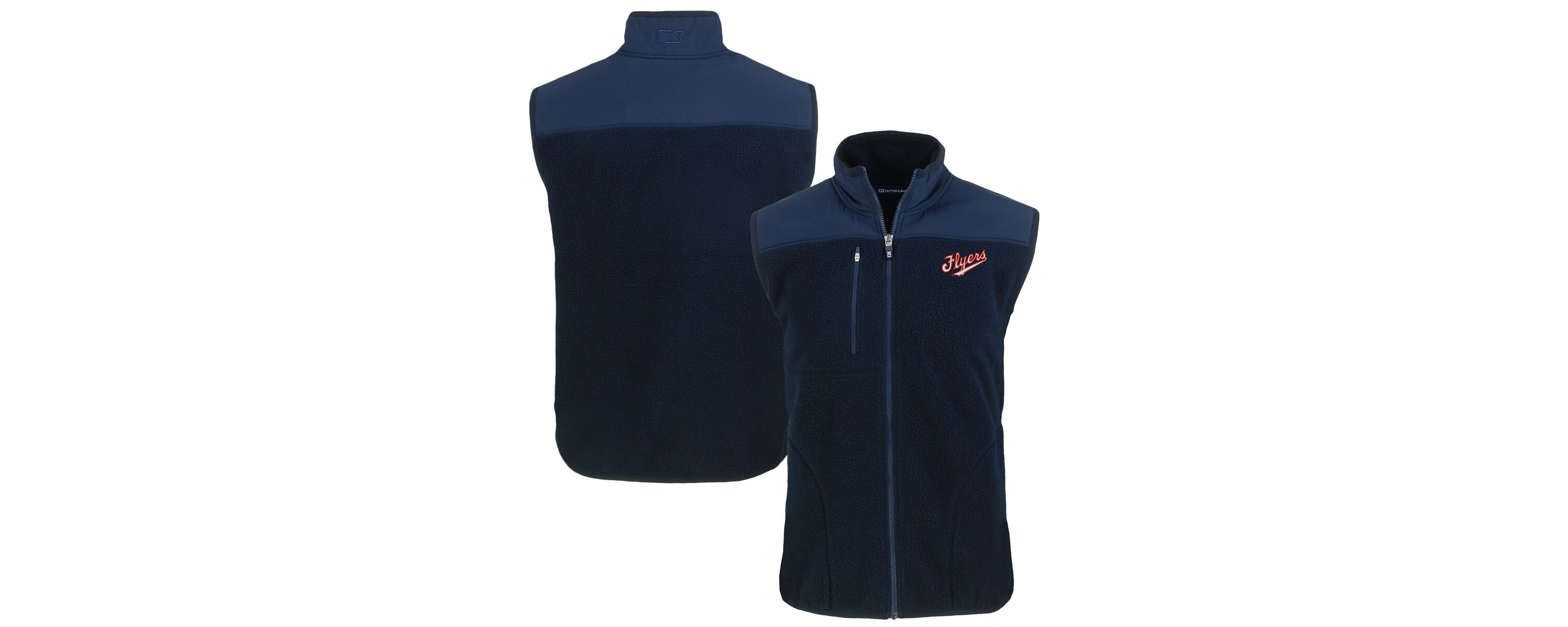 NCAA Dayton Flyers Vault Cascade Eco Sherpa Fleece Full-Zip Vest