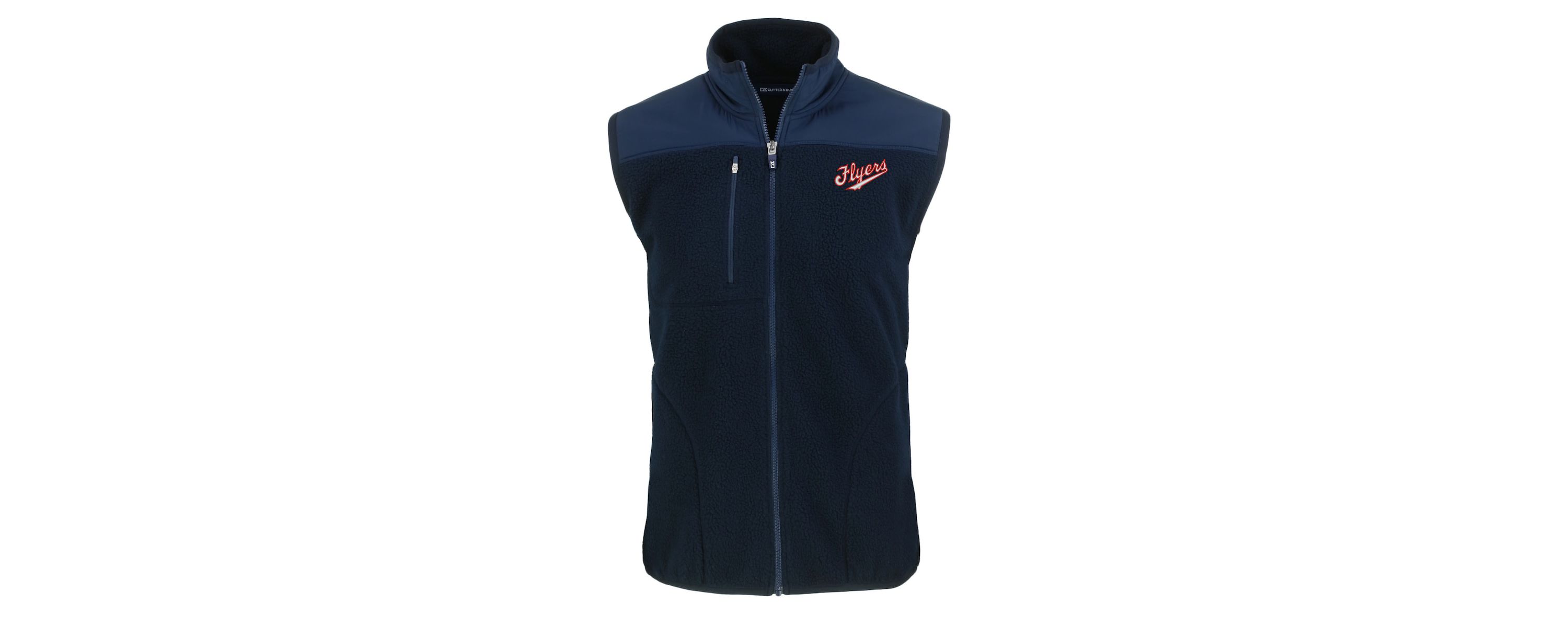 NCAA Dayton Flyers Vault Cascade Eco Sherpa Fleece Full-Zip Vest