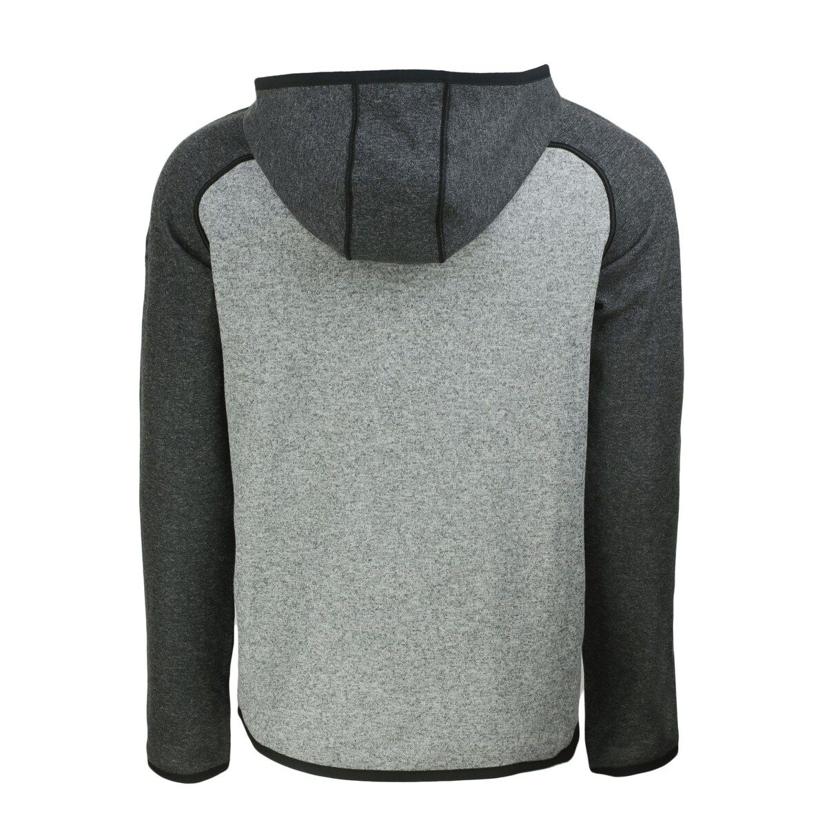 NCAA Heather Gray/Heather Minnesota Golden Gophers Vault Mainsail Full-Zip Raglan Hooded Jacket