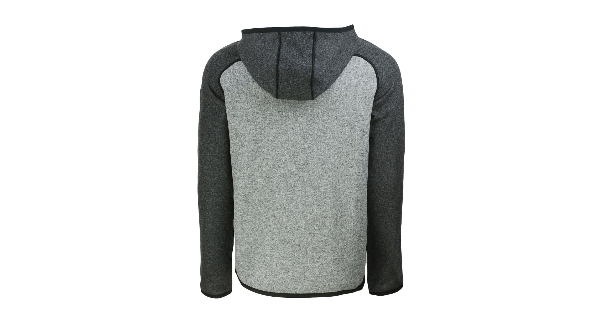 NCAA Heather Gray/Heather Minnesota Golden Gophers Vault Mainsail Full-Zip Raglan Hooded Jacket