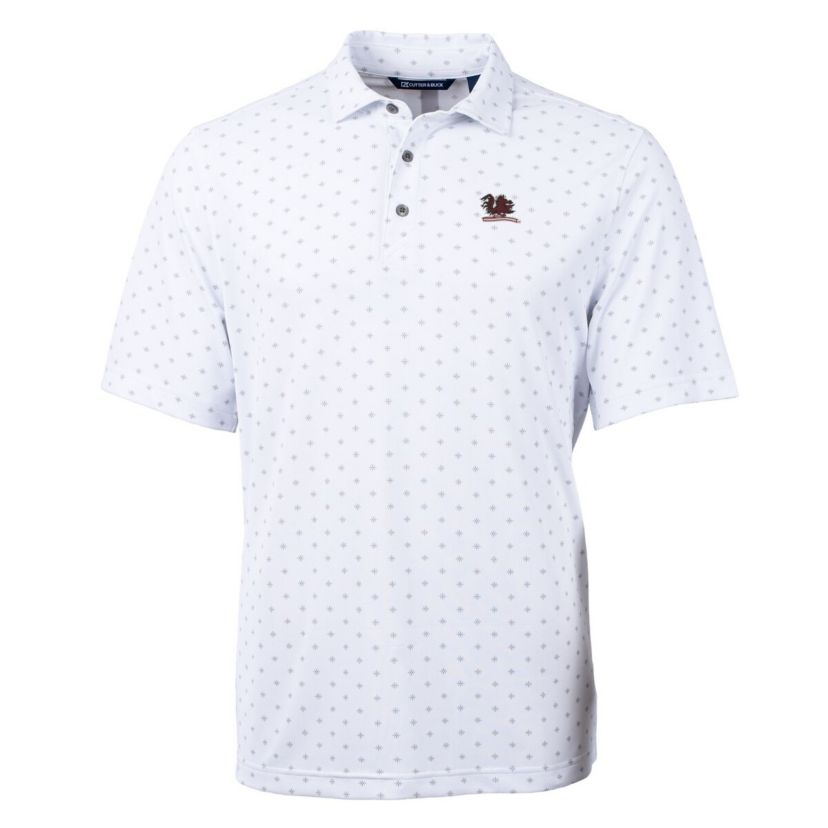 NCAA South Carolina Gamecocks Vault DryTec Virtue Eco Pique Tile Print Recycled Polo