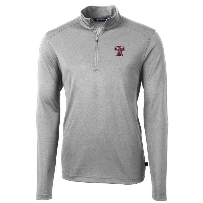 NCAA Texas A&M Aggies Vault DryTec Virtue Eco Pique Recycled Quarter-Zip Top