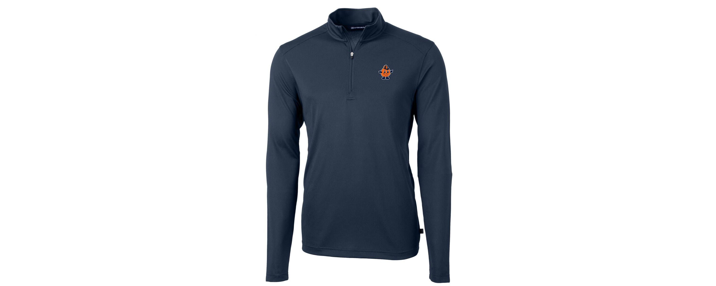 Syracuse Orange NCAA Syracuse Vault DryTec Virtue Eco Pique Recycled Quarter-Zip Top