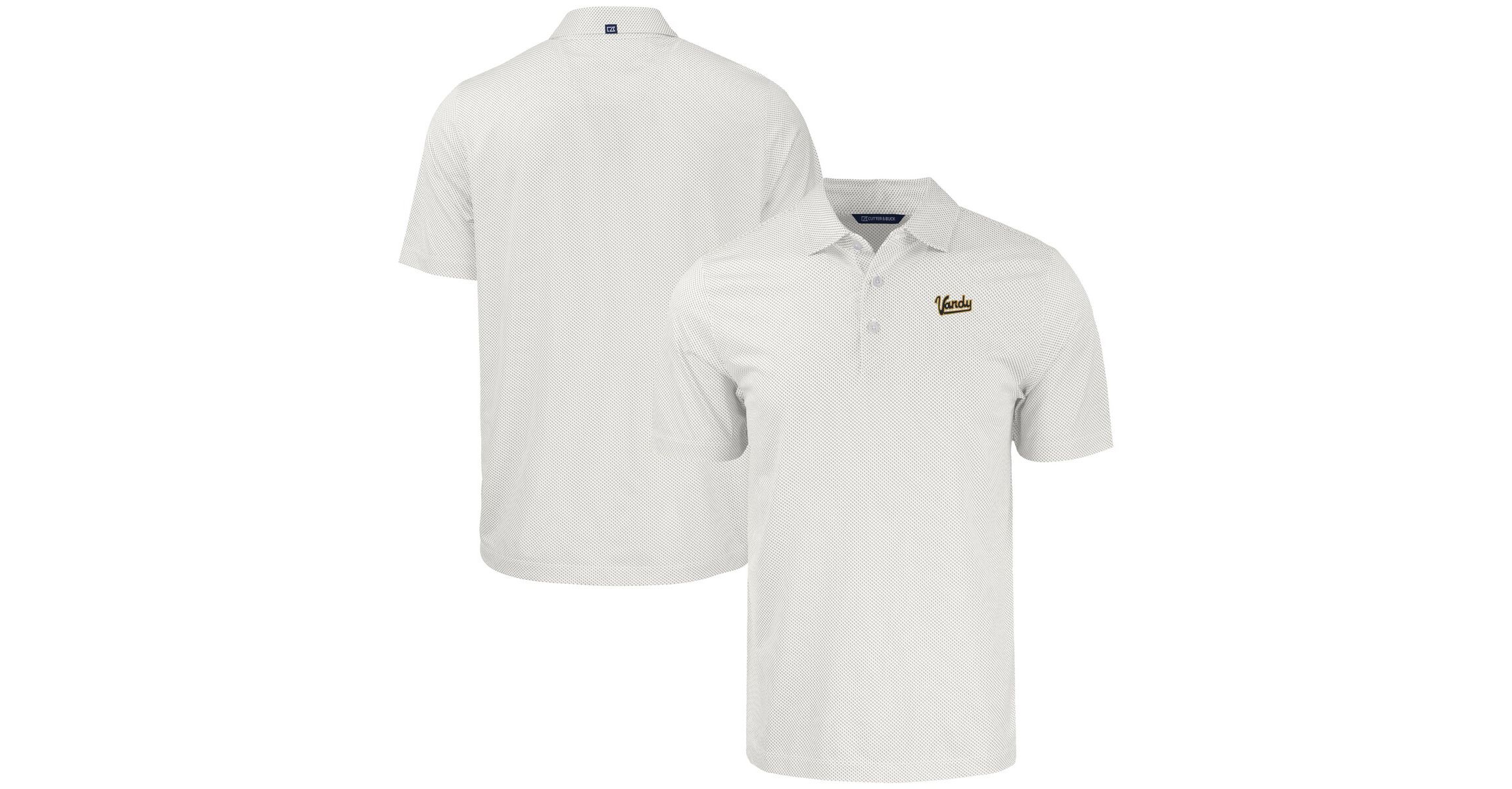NCAA Vanderbilt Commodores Vault Pike Eco Symmetry Print Stretch Recycled Polo