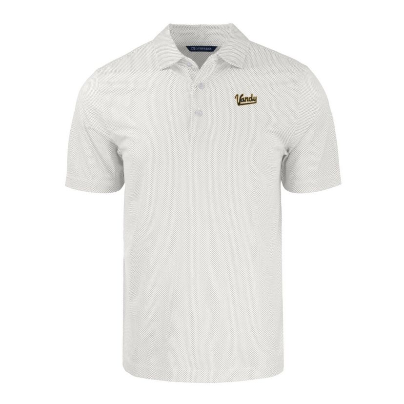 NCAA Vanderbilt Commodores Vault Pike Eco Symmetry Print Stretch Recycled Polo