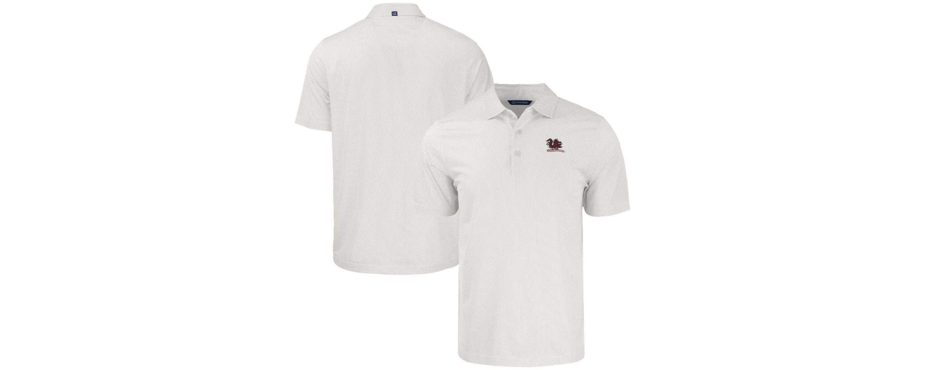 NCAA South Carolina Gamecocks Vault Pike Eco Symmetry Print Stretch Recycled Polo