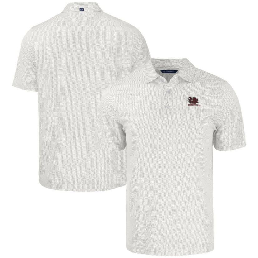 NCAA South Carolina Gamecocks Vault Pike Eco Symmetry Print Stretch Recycled Polo