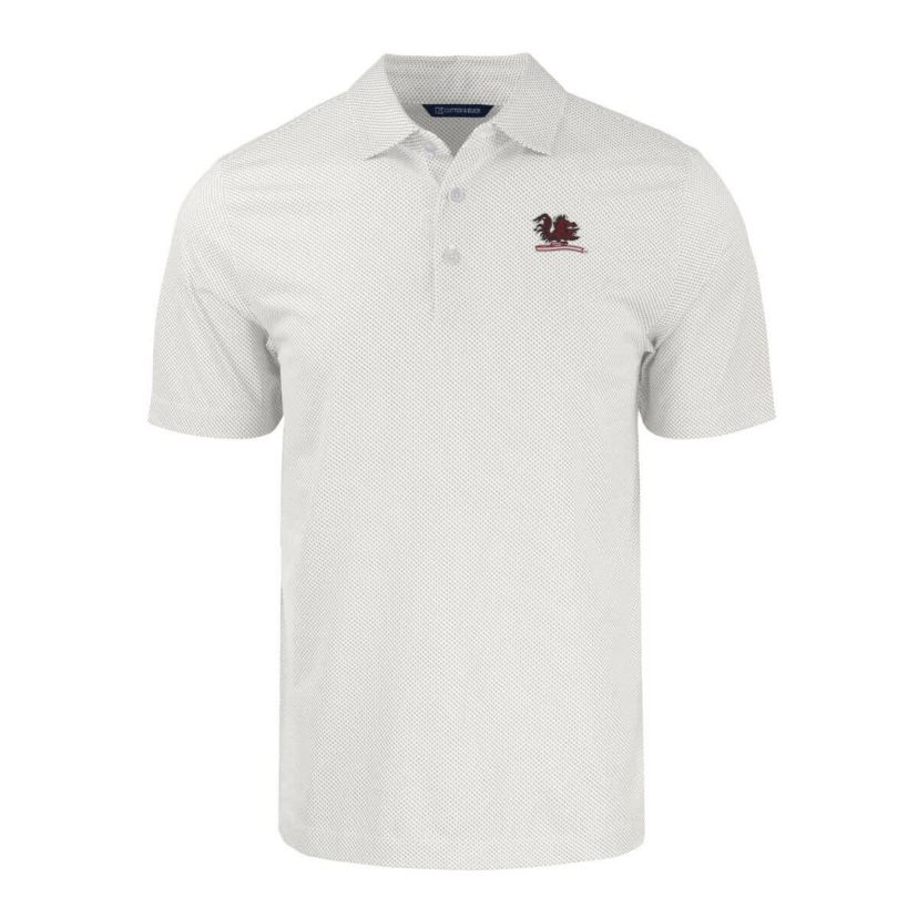 NCAA South Carolina Gamecocks Vault Pike Eco Symmetry Print Stretch Recycled Polo