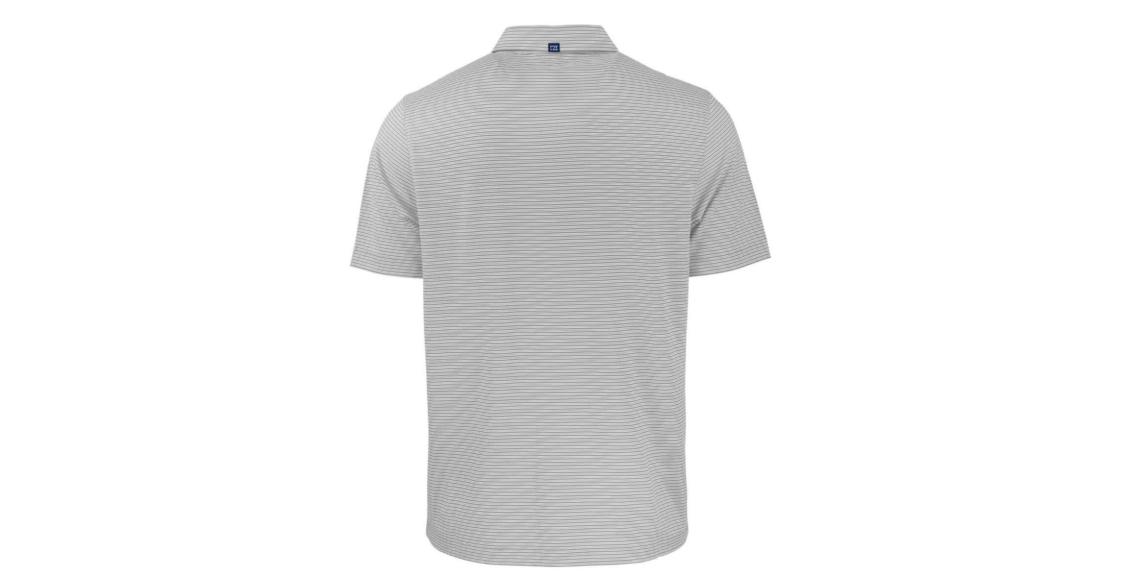 NCAA Vanderbilt Commodores Forge Eco Double Stripe Stretch Recycled Tri-Blend Polo