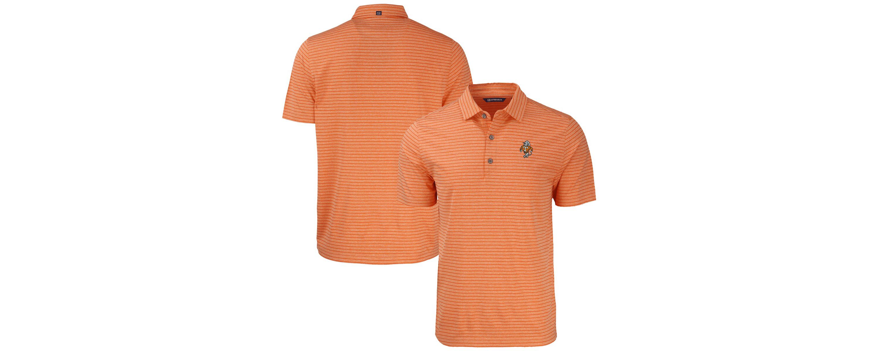 NCAA Tennessee Tennessee Volunteers Vault Forge Eco ed Stripe Stretch Recycled Polo